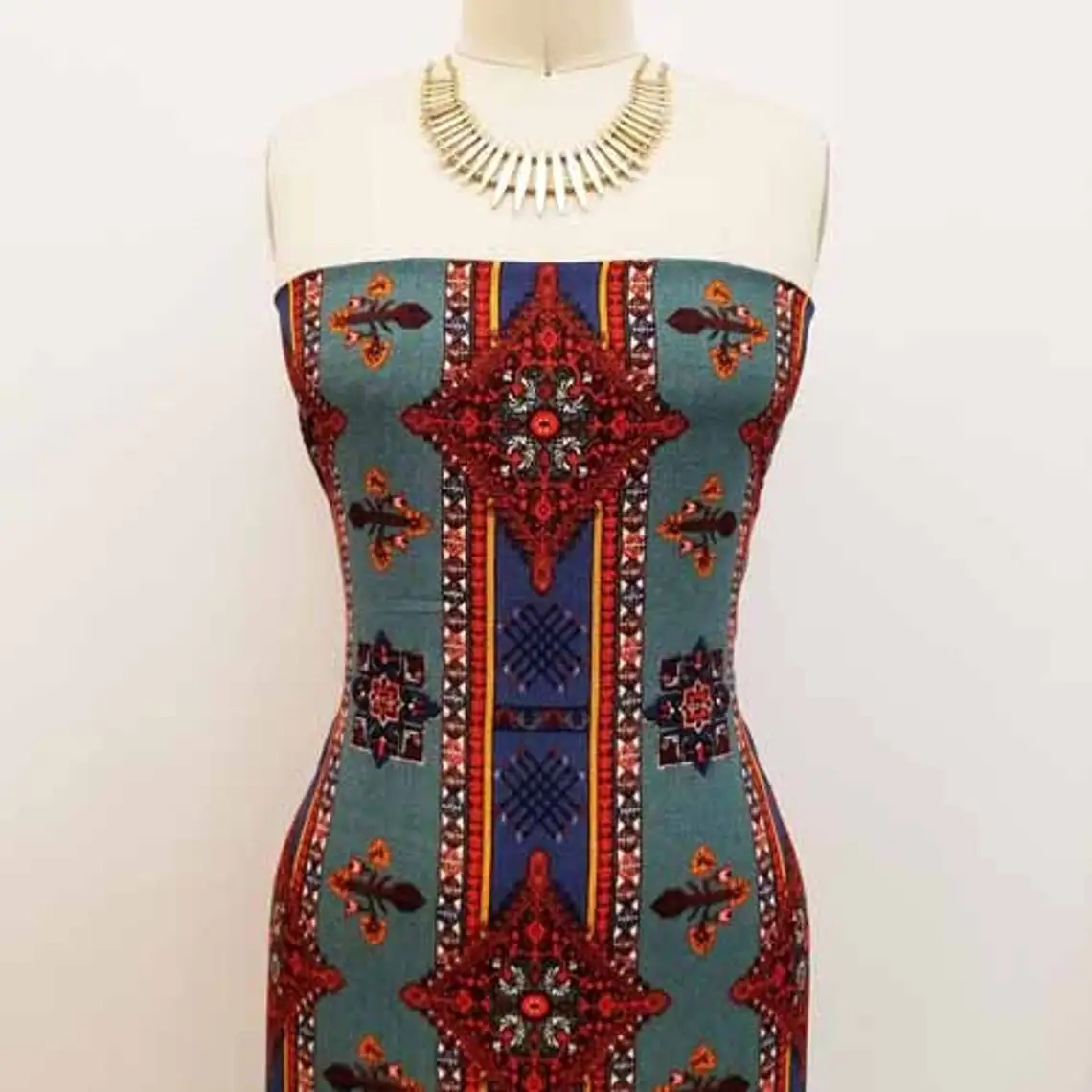 Чирок Индиго ржавчины в этническом стиле с принтом на сплетенная ткань для оптовой продажи-стиль P-1345-688