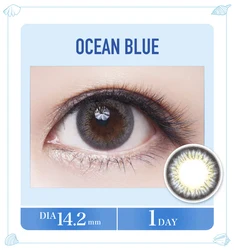 Syreni Daily Soft Color Contact Lenses | Wave Amber | Wholesale | 38% Hydrogel | 14.2mm UV protective | 10 pieces