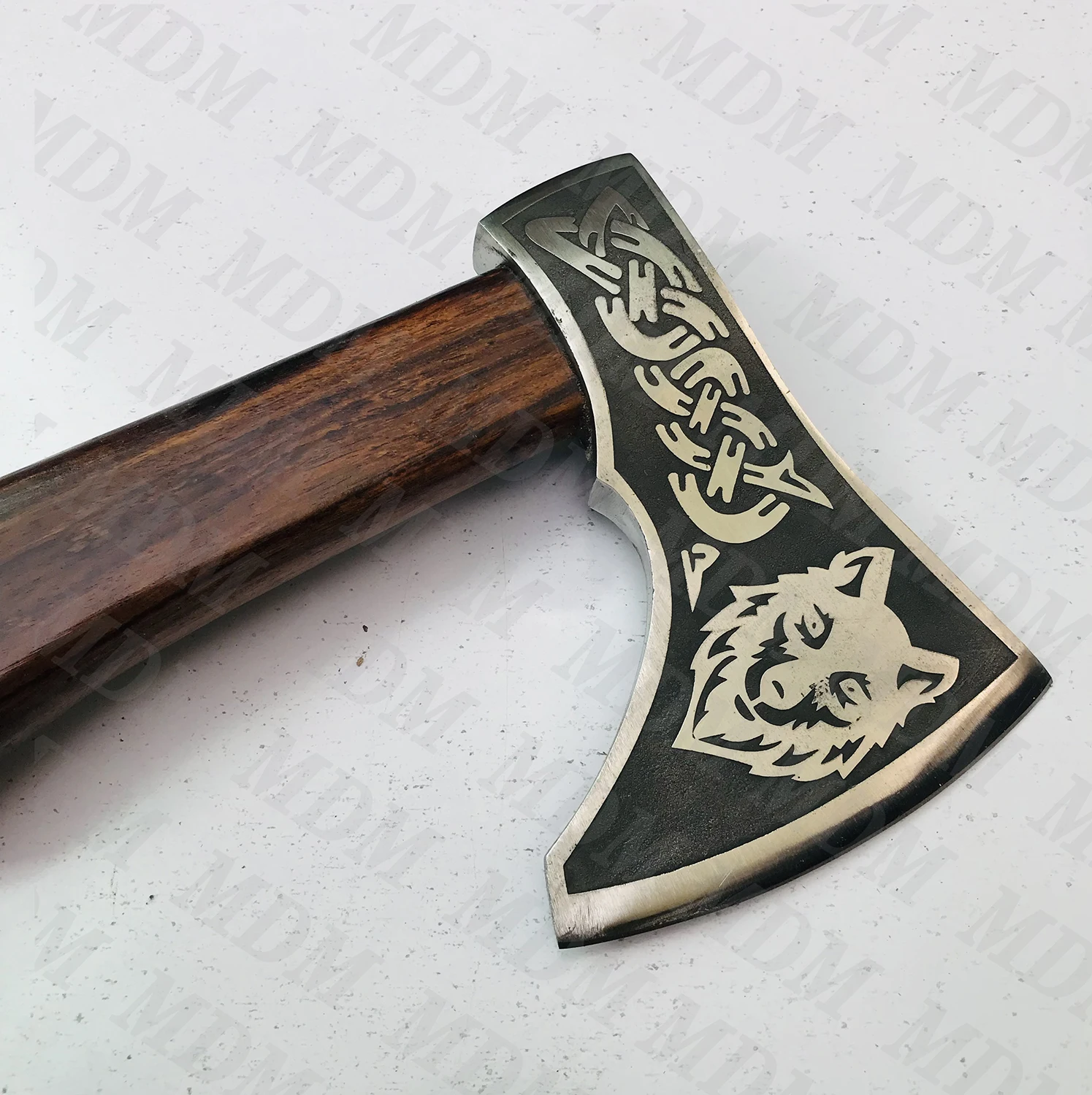 Custom Nordic axe Barbarian or Viking axe hand crafted LARP axe Medieval tomahawk