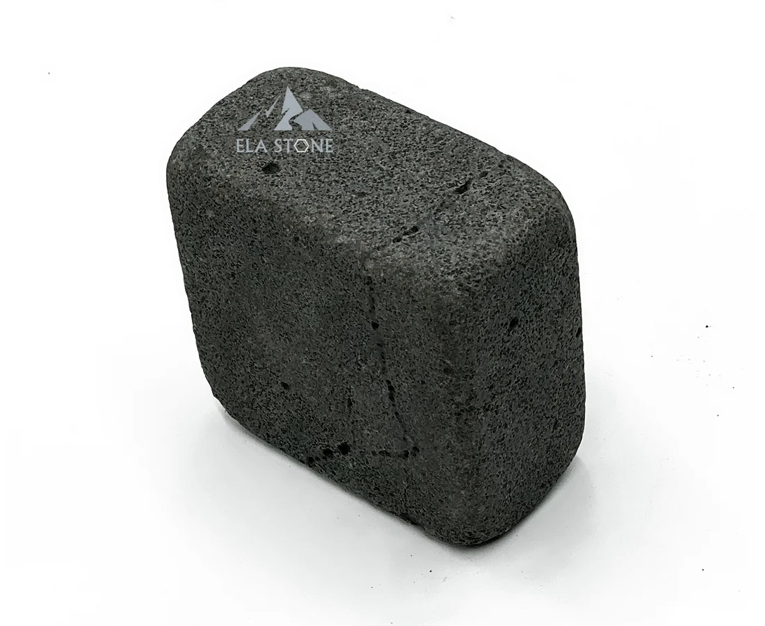High quality ELA Stone Modern Postmodern Midcentury Villa Apartment Building Garden Picked Lava Cubic Stone from Vietnam