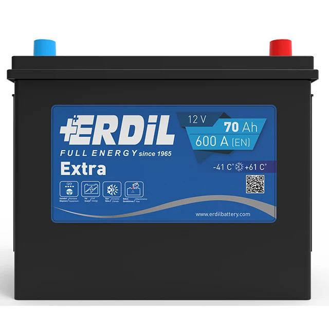 12 В, 70 Ач, стандартная азиатская JIS аккумуляторная батарея для автомобилей