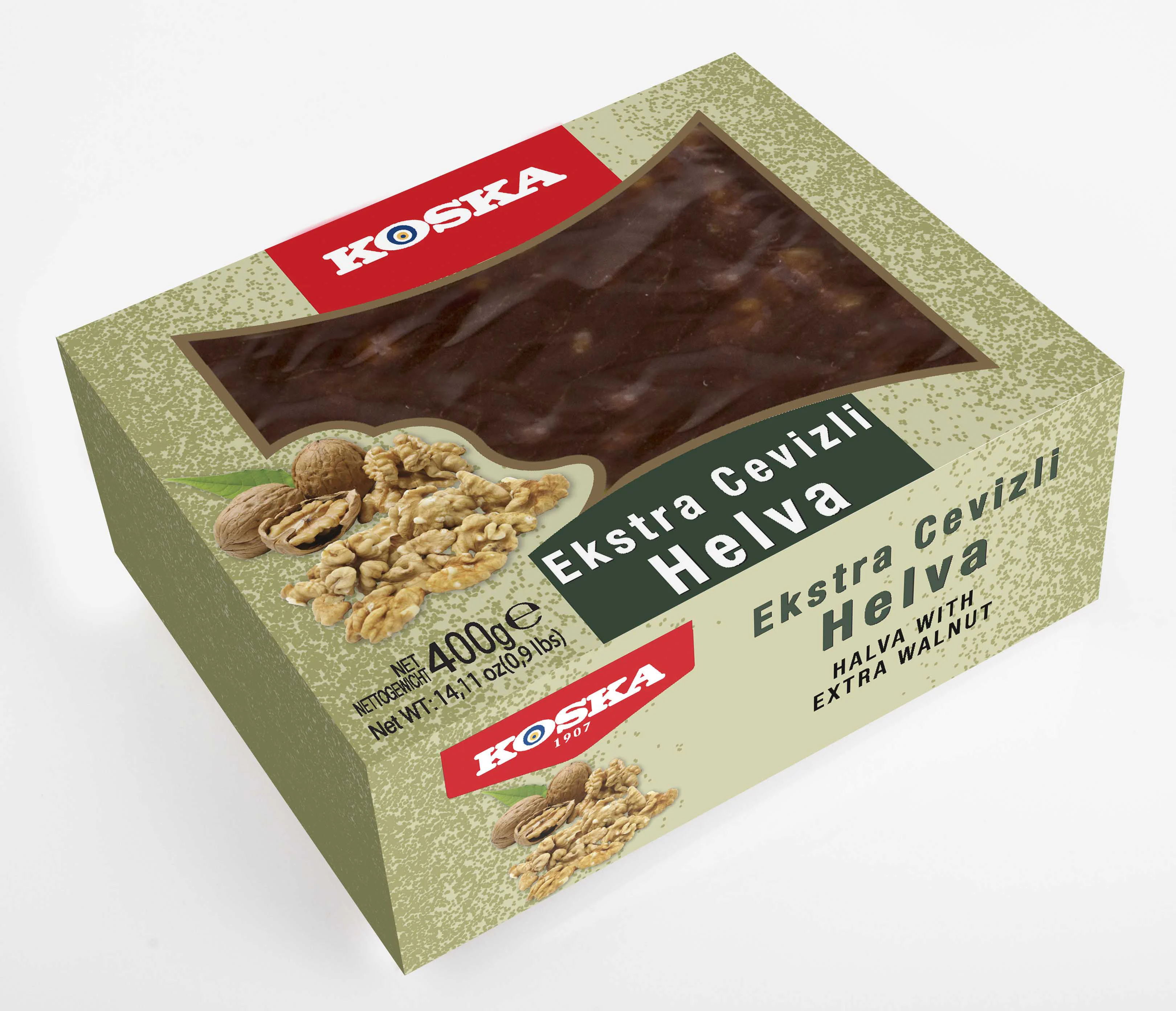 Brand New Wholesale Product - Halva with Extra Walnut- Summer Halva 200 g, 400 g, 500 g