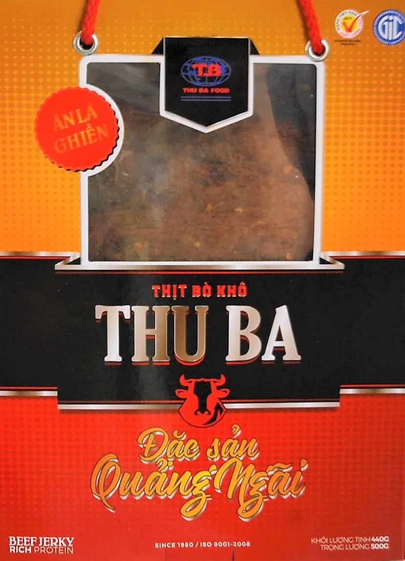 Vietnamese High Quality Beef Meat Dried Beef Pieces 500g Good Price