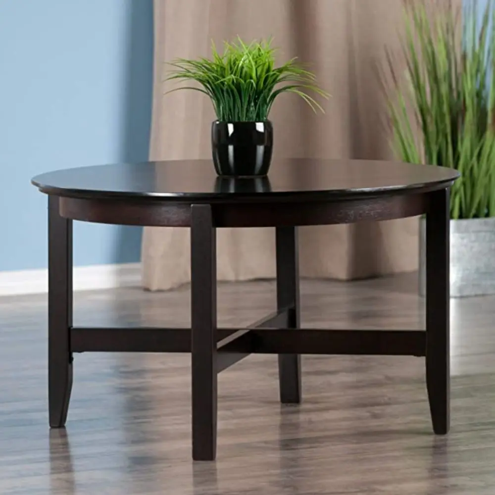 Деревянный журнальный столик Тоби круглой формы мебель для гостиной антикварный дизайн увеличивает пространство в вашей комнате с Тоби-столиком