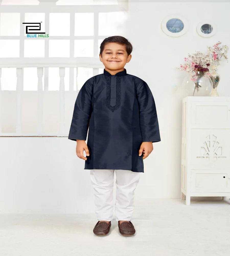 New Indian Kurta Sherwani Boys Suit in Gold (2 Pcs) 1-12 Years-Worldwide Postage
