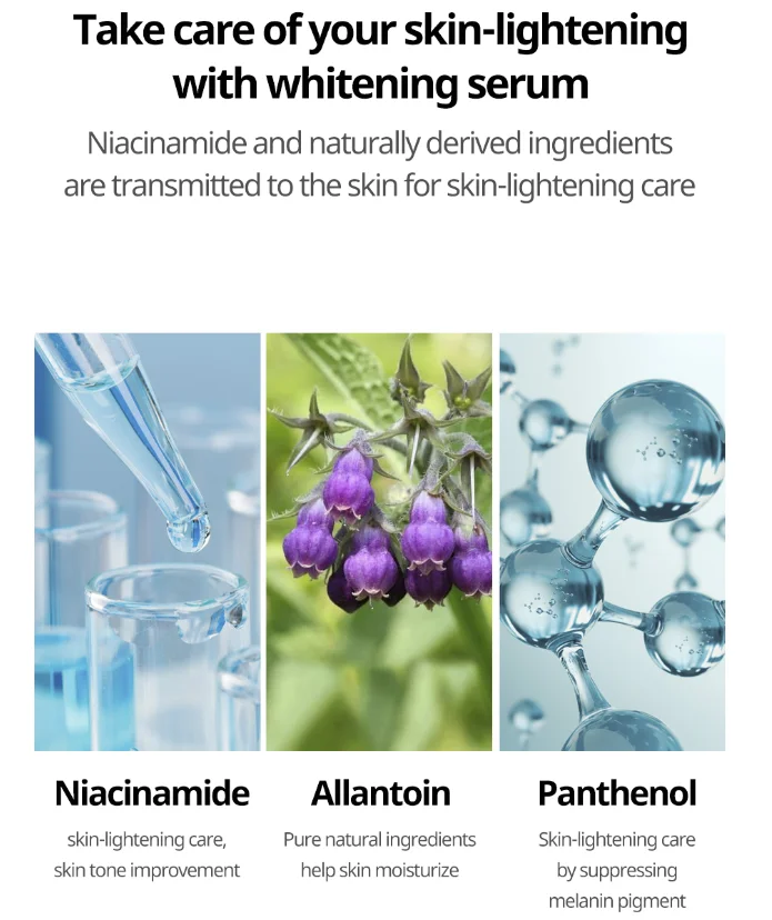 Niacinamide 20000ppm skin lightening moisturizing soothing Locoblanco serum 30ml