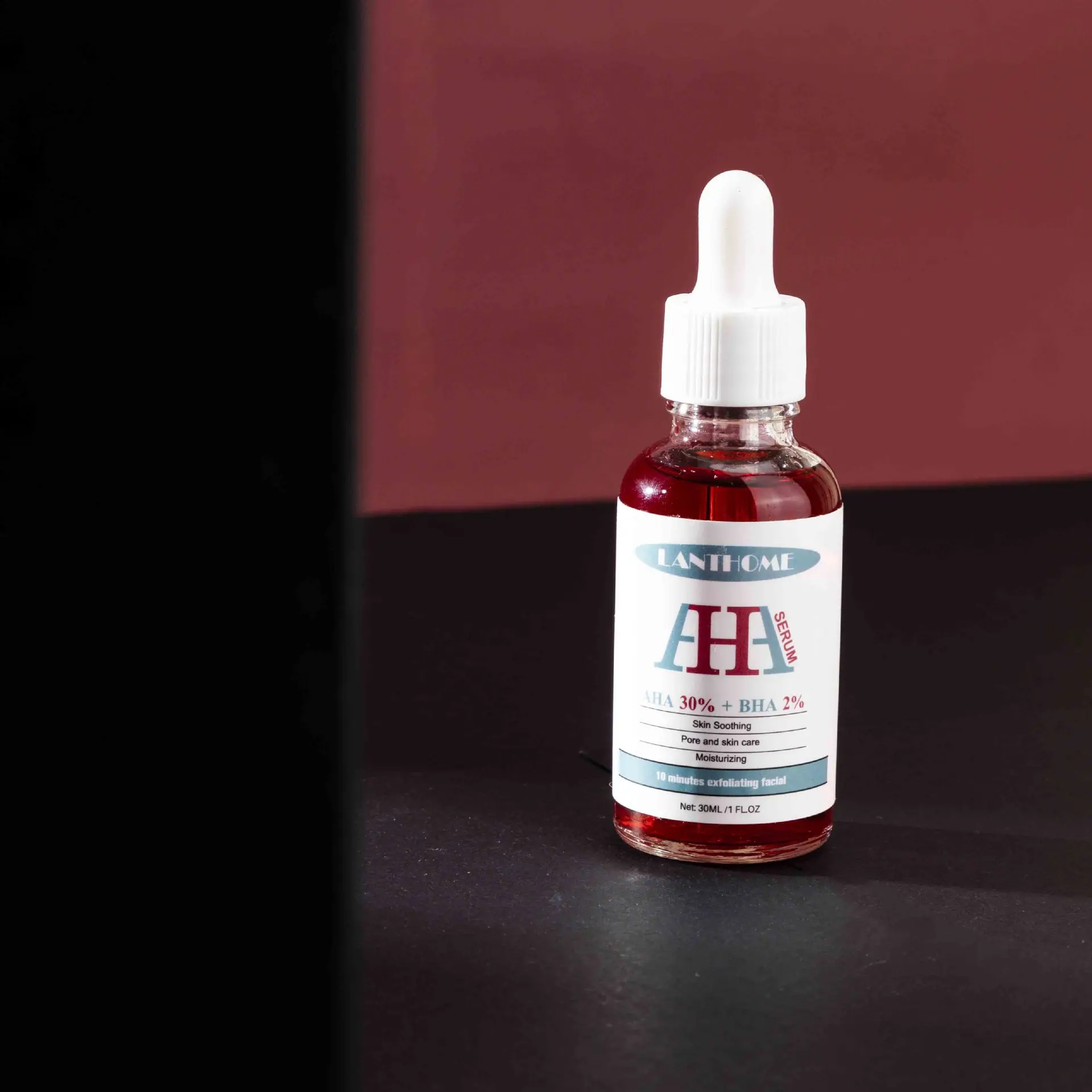 XBY частная торговая марка AHA 30% BHA 2% Отшелушивающий успокаивающий увлажняющий крем для кожи с фруктовой кислотой 30 мл