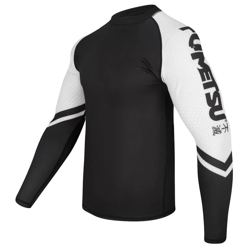 
your own logo Rash Guard Top Striped Swim Shirts for Swimming, Hiking, Surfing 