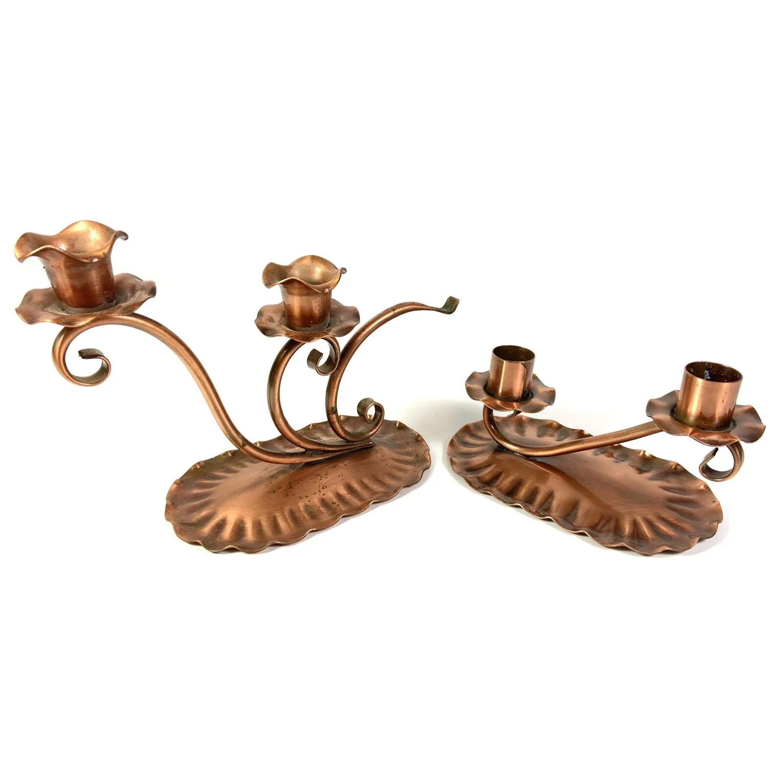 Candle Holders Copper Candle Holder by Gregorian Copper Vintage Taper Candlestick Rustic Country Home Decor
