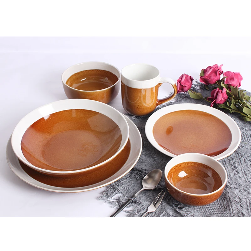 LFGB Standard Luxury Special Lemon Dinner Sets Customized Cookware Melamine Dinnerware Set Melamine Tableware Sets