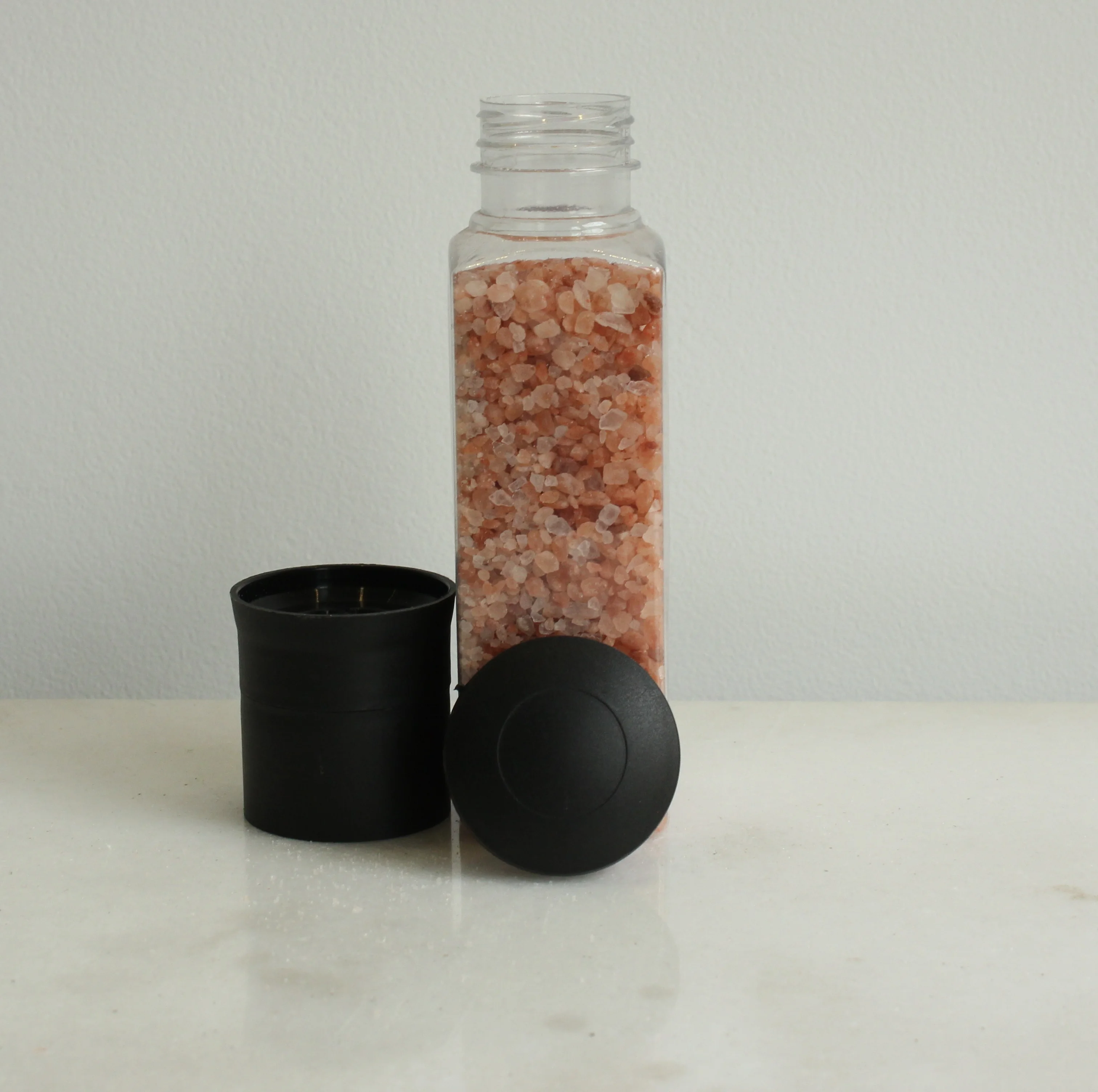 Himalayan Pink Rock Salt 2mm-5mm Dark Pink Salt Grinder - Packaging 430g PET Grinder Bottles in Bulk