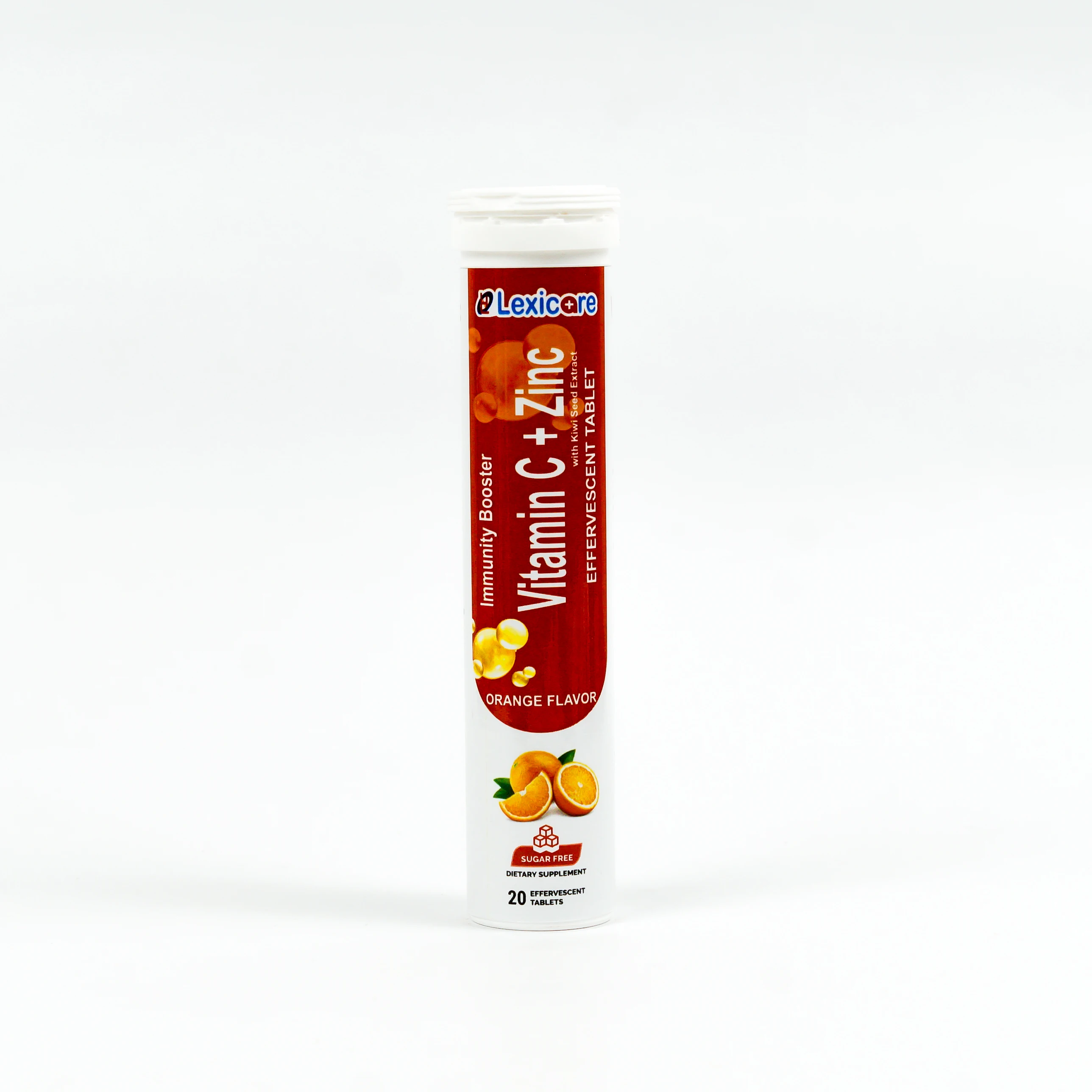 OEM Healthy Dietary Instant Drink High Quality  Vitamin C with Zinc Effervescent Tablet with good taste and flavor for adult.