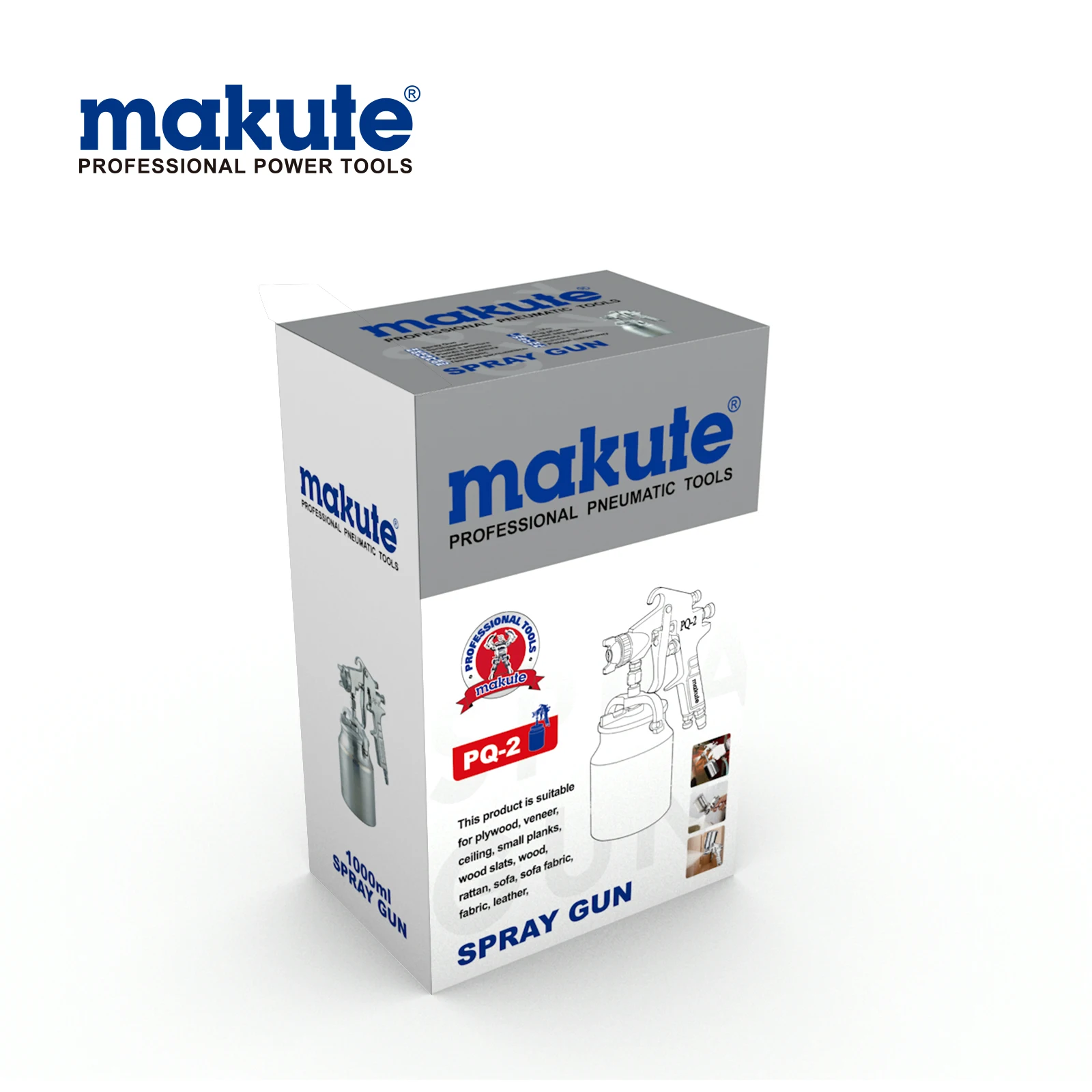 Пневматический краскопульт Makute W71S для дезинфекции воды 600 мл