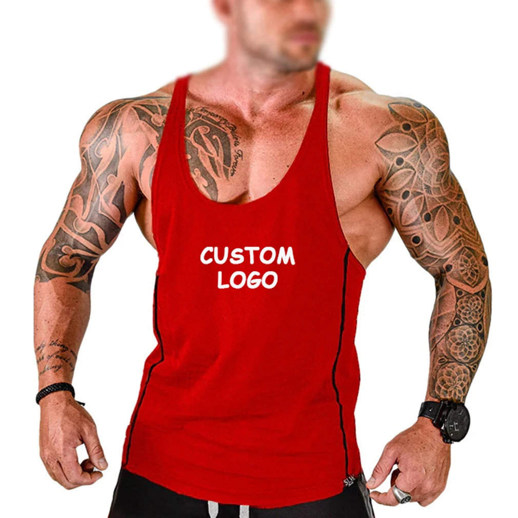 Оптовая продажа фирменный жилет чистый белый и темный пот мужские майки без рукавов одежда для спортзала | Метла Спорт