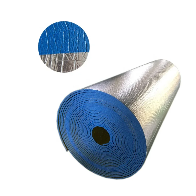 anti radiation roof thermal foam insulation with adhesive tape for building materials construction