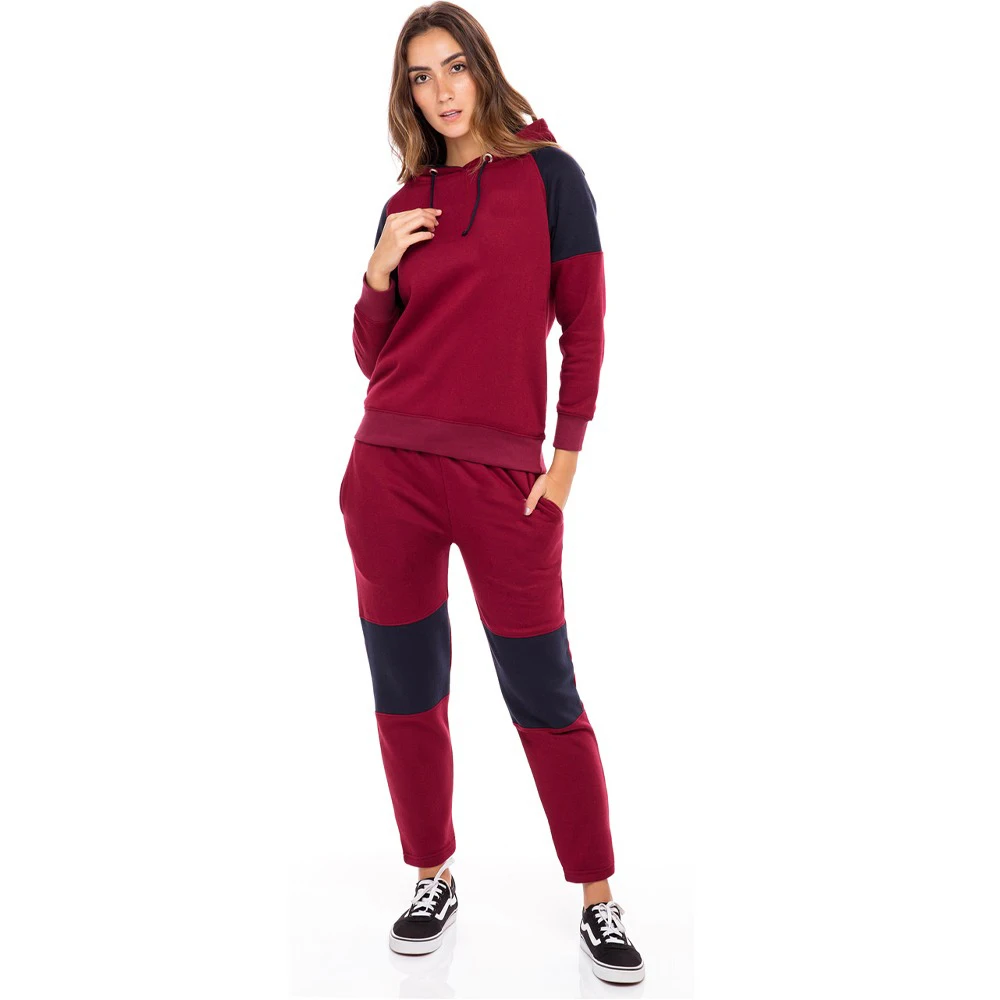 Hot Customized Women Tracksuit/women Fleece Lining Sweatsuit/Custom Made women Jogging Suit Made in Pakistan