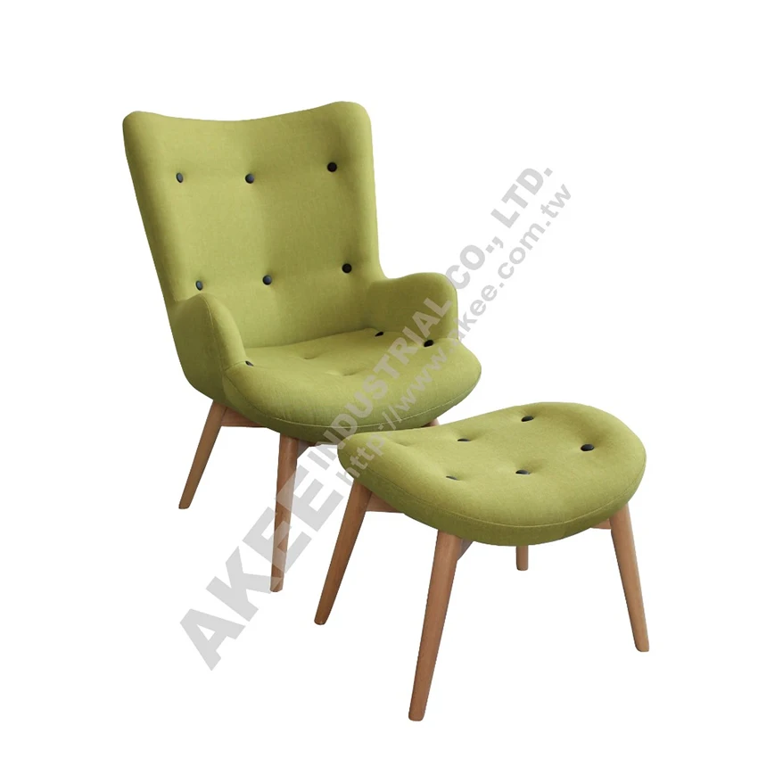 Good Vogue Modern Design Ash Wood Contour Feather stone chair for ottoman relaxing chair made in China relax luxury Chair office