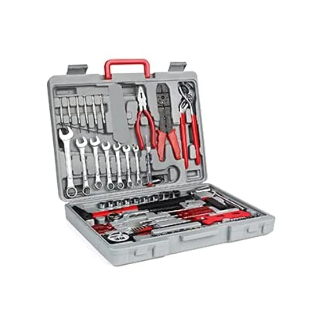 
Auto Repair Home Use 46 Piece Set Universal Socket Wrench Tool Set Electric Screwdriver Ferramentas Cordless Drill Hand Tool Set 
