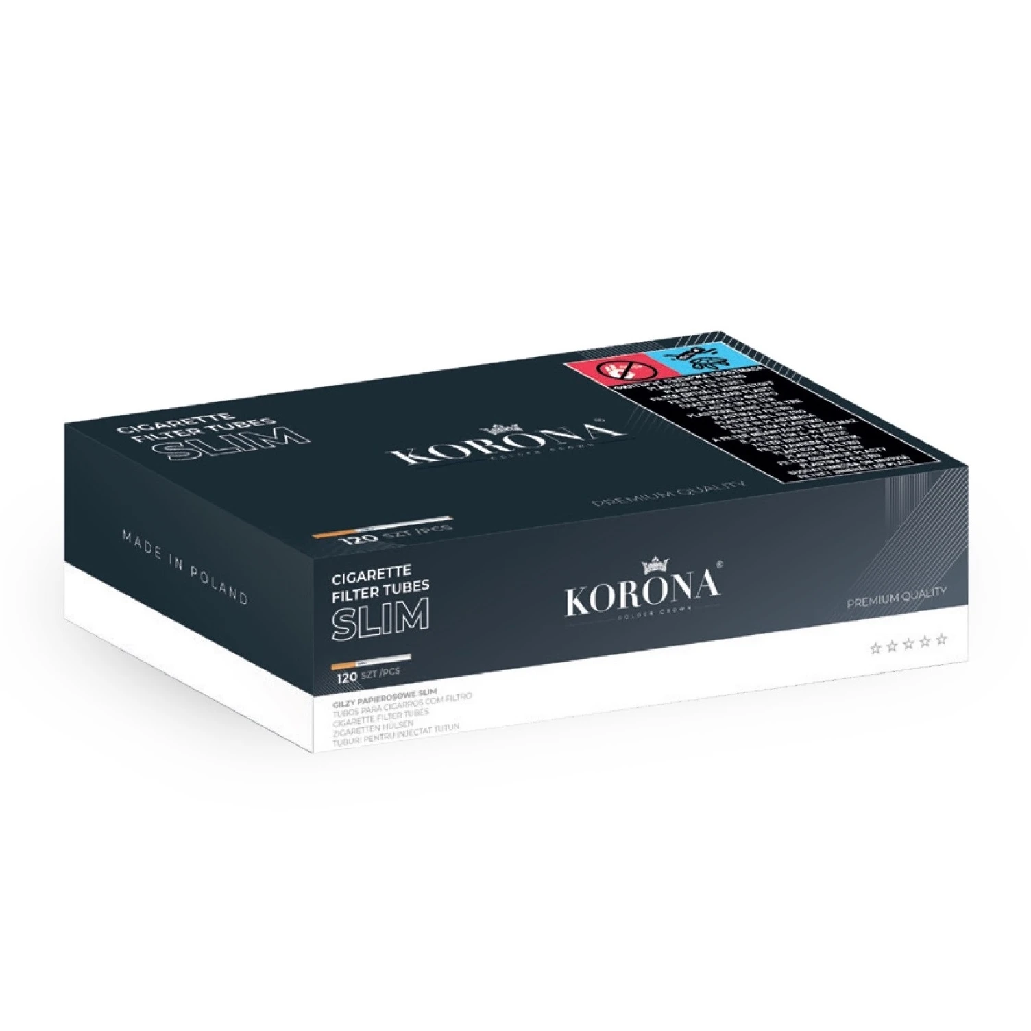 Slim Cigarette Filter Tubes Korona 120