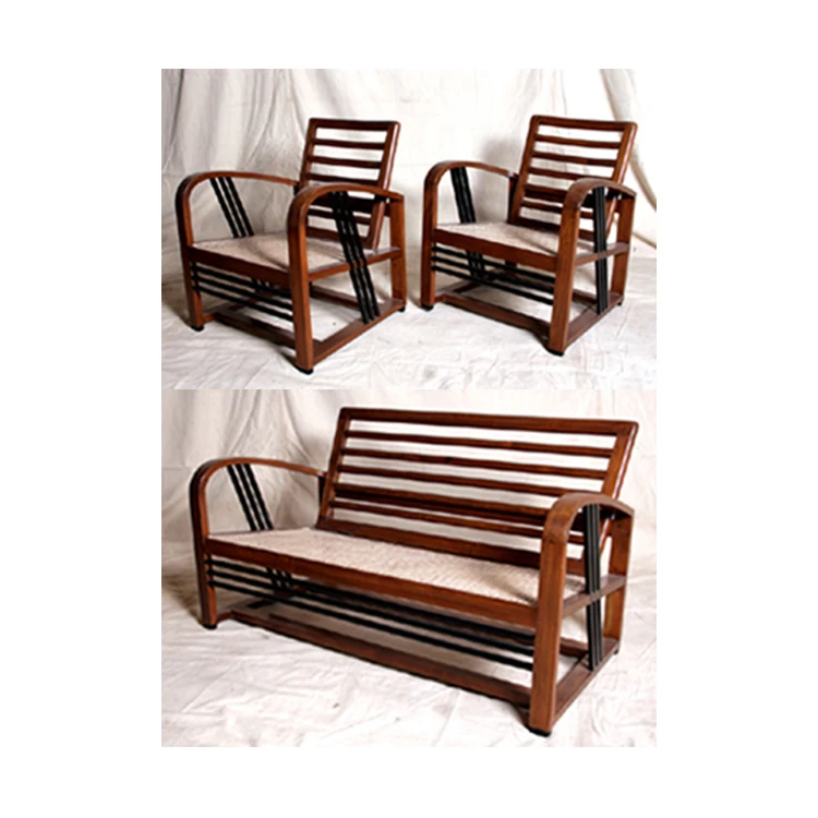 Best Product Range of Wooden Material Living Room Furniture Luxury Art Deco Sofa Set