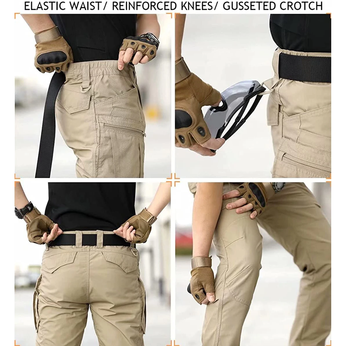 Тактический карго с несколькими карманами водонепроницаемый горячая Распродажа рабочая армейская одежда Охотничий мужские брюки