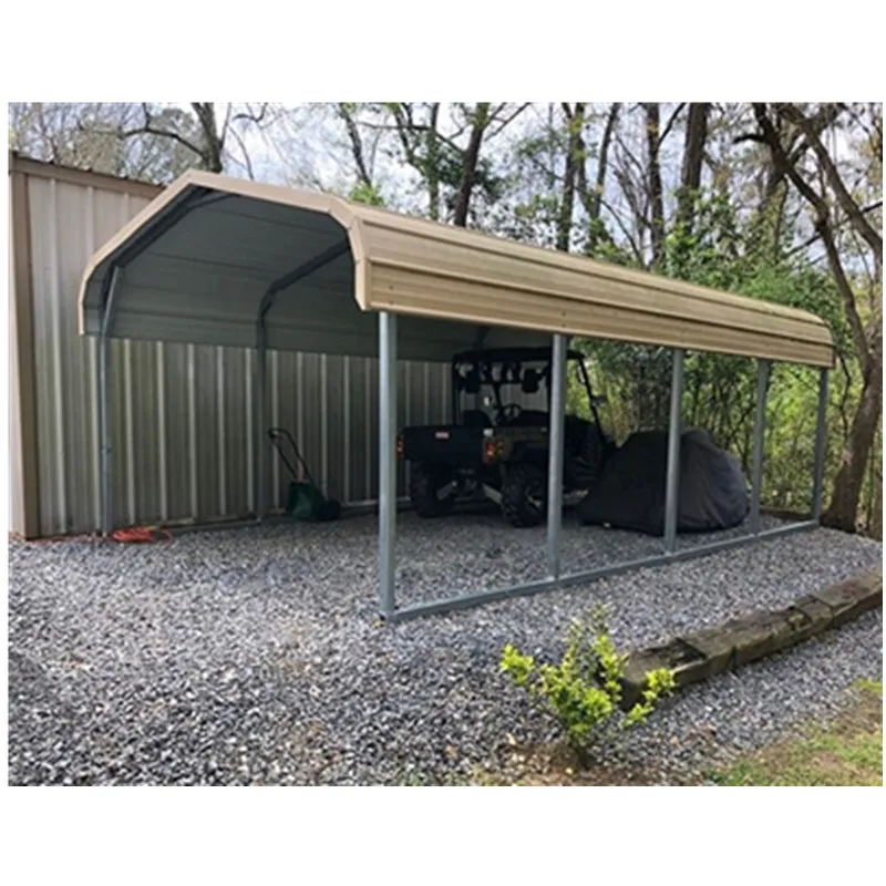 garden steel tube thick frame canopy fitting galvanize car parking truck roof top cover garage tent