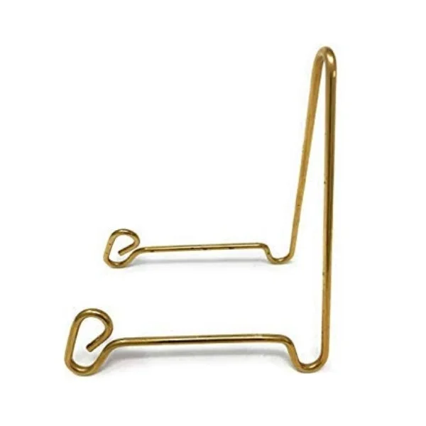 Hot Selling Portable Small Metal Easel Stand Adjustable Floor Easel Store Display Rack Black Plate Stand