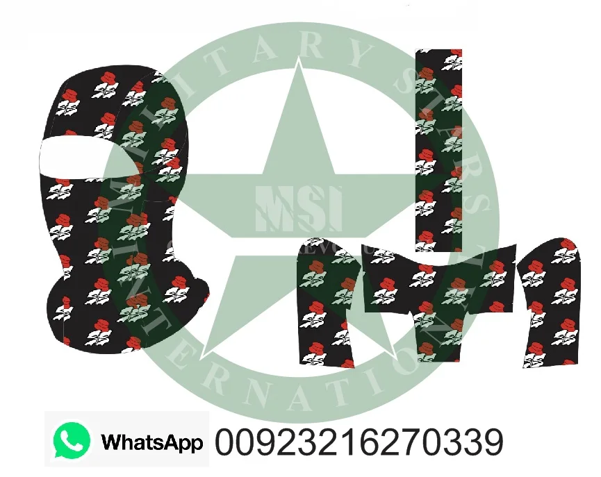 Custom printed logo full face mask balaclava Wholesale polyester balaclava for motorcycle