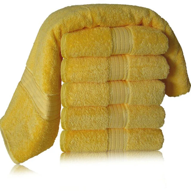 Ultra Soft Bath Towels 100% Pure Luxury Ringspun Cotton with Fancy Borders