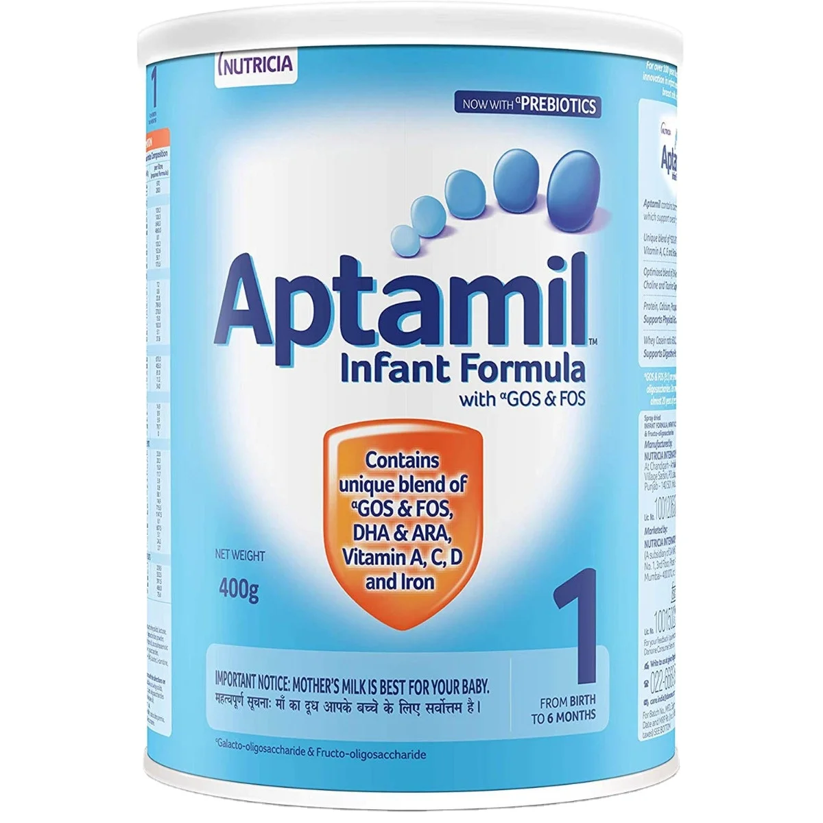 Стандартная формула детского молока Nutrilon 1,2,3,4,5 и Aptamil