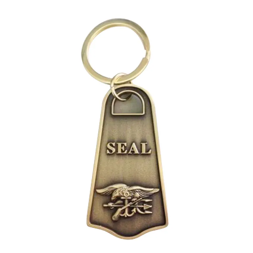 manufacturer custom engraved number antique brass hotel keychain
