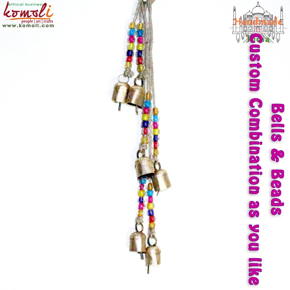 
Cluster of bells beads craft iron wind chime garden decoration wholesale 