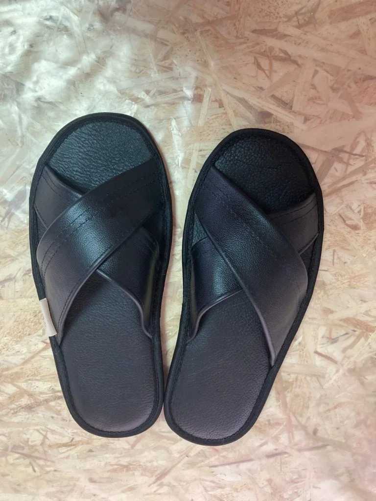 Indoor Fur Slippers Leahter Australian Sheepskin EVA Outsole Natural fur 100% Color Slippers For Home