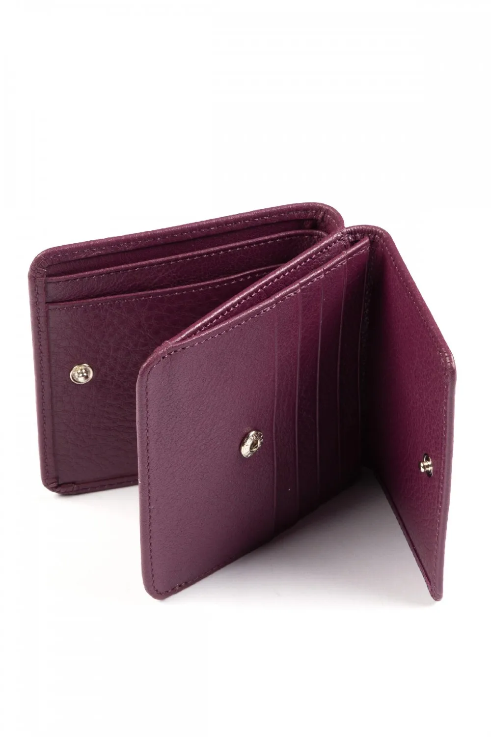  Purple Woman Leather Wallet Fashion 2172F