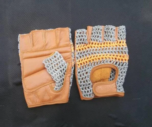 Men/Women Classic Retro style gloves quality Soft Leather Driving cycling Gloves