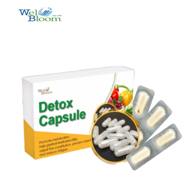 Metabolism-boosting and slimming detox pills weight loss support supplement