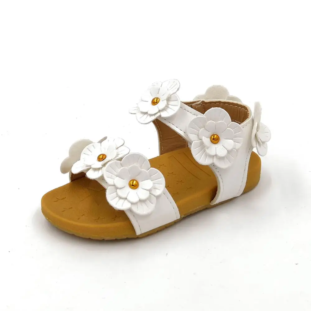 New  soft bottom sandals student flower children sandals girls flowers sandals