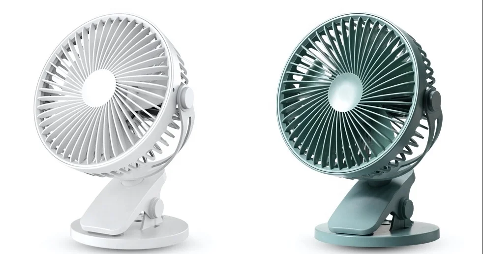 Factory Price Wireless USB Small Fan Portable Desk Clip Fan Adjustable Table Stand Mini Fan