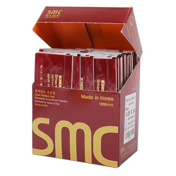 SMC Acupuncture Needle 0.16mm 0.18mm  Blister packing Disposable sterile painless beauty acupuncture needle