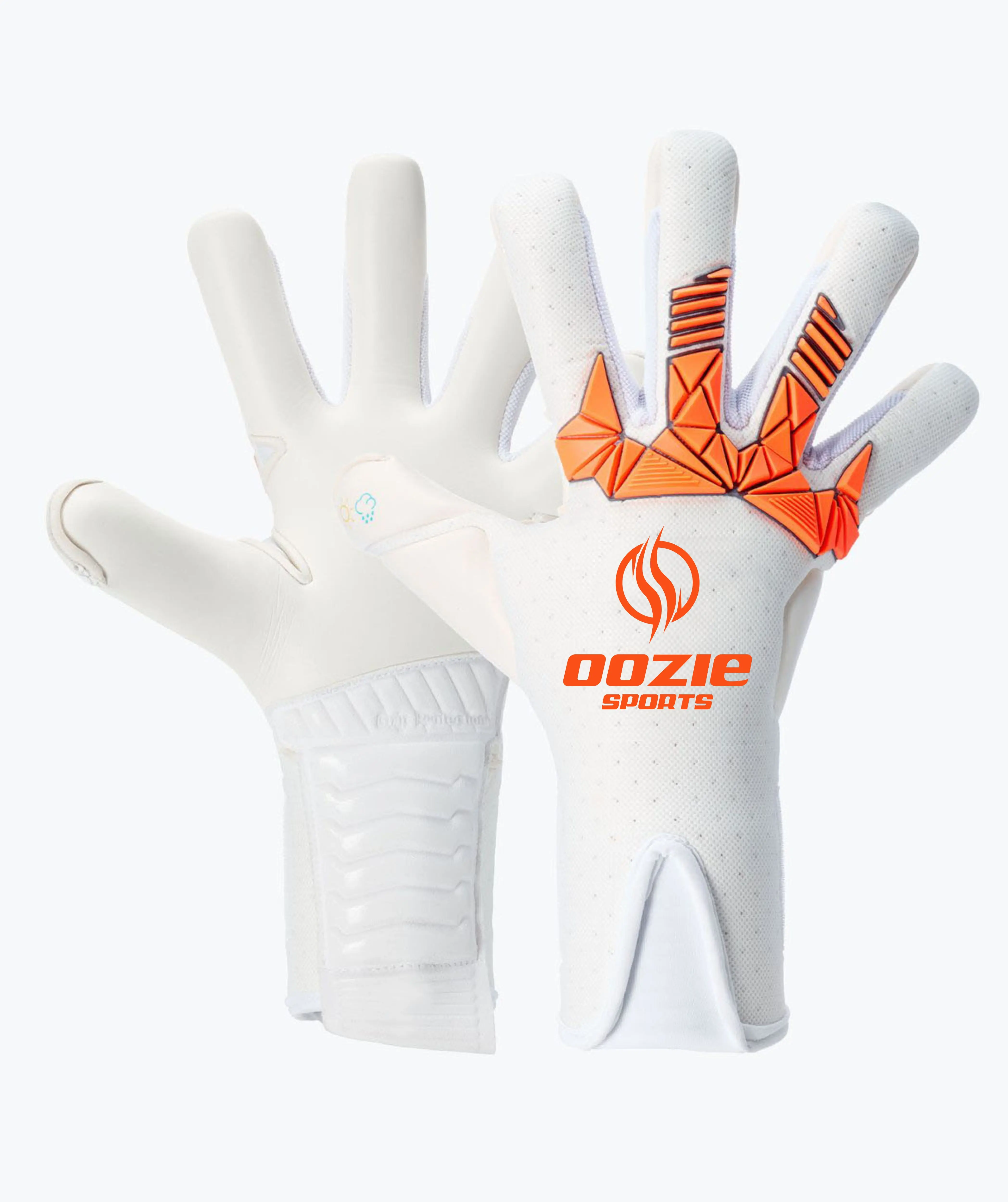 Goalkeeper gloves Made of New Basic German Latex Foam  breathable tight Fit for  player hand and easy to grip the football
