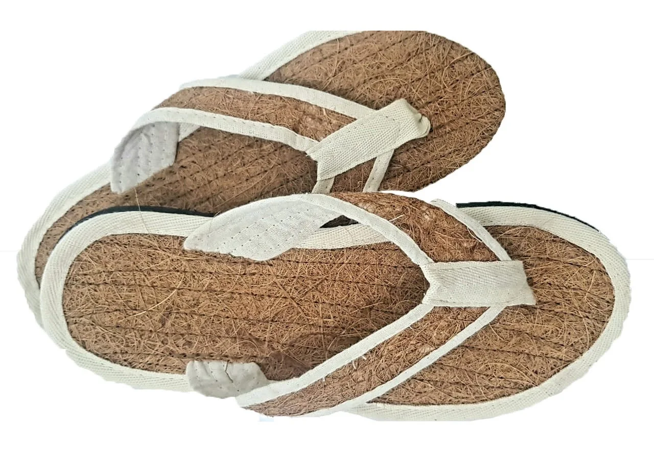 Тапочки с кокосовым узором для мужчин и женщин экологически чистые тапочки сандалии