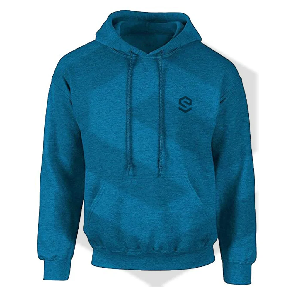 
Low MOQ Men Plain Color Pullover Hoodie Wholesale OEM Service Pullover Hoodie For Men 