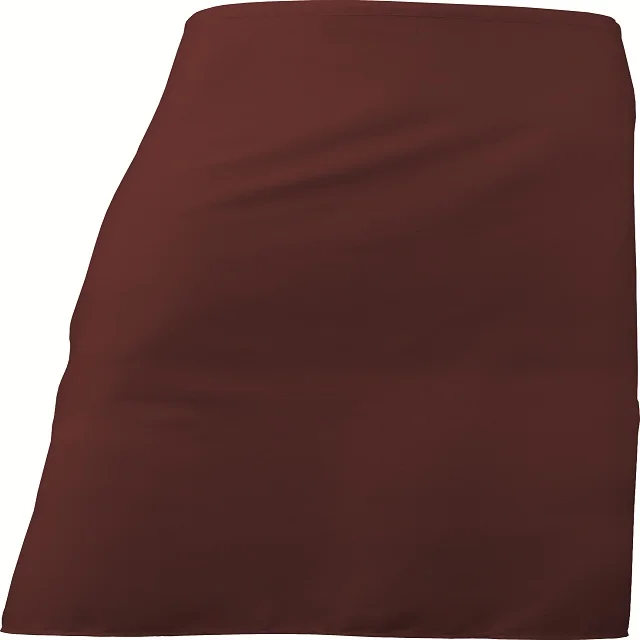 Французский фартук с двойной строчкой для барбекю 35% хлопок 65% полиэстер и логотип на заказ