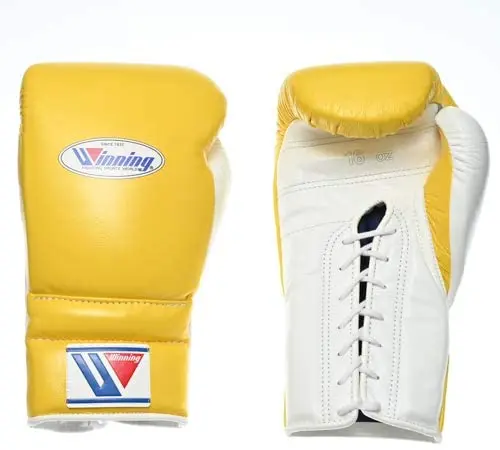 Lace up Training Winning Training Lace Boxing Gloves and Sparring Boxing Gloves
