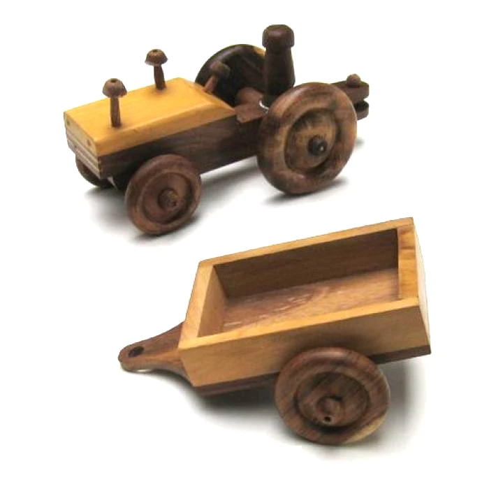 Wooden Dump Truck Small Home Decorative Wooden cars Wood crafted Figures Timber sculptures Toy Cars Cheap