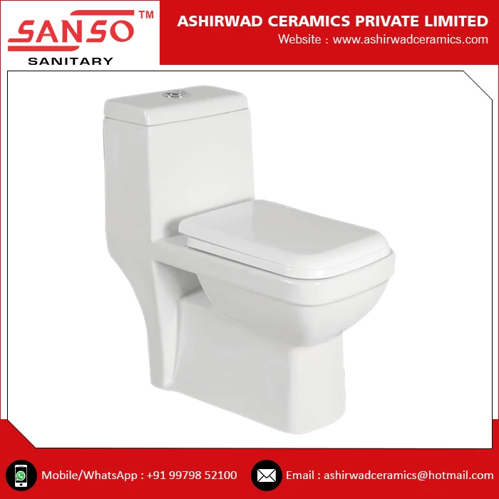 Wholesale Selling Latest New Design One Piece Toilet Water Closet High Quality W.C. Available at Reasonable Price
