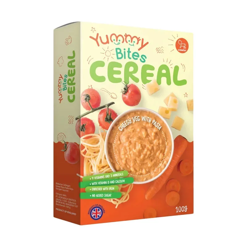 Yummy Bites Cereal Cheesy Veg With Pasta 100gr