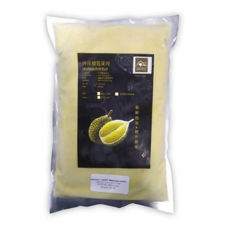 
Durian Fruit Paste Musangking Frozen Premium Quality 100% Pure Durian Musang King Paste D197 
