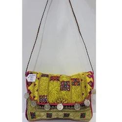 2021 Black Friday Sale Hot Selling Product - 100% Cotton Zari Medium Size Hand Bag / Ladies Clutch Bag At Reasonable Price