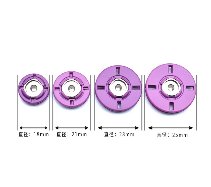 metal snap popper two parts sewing fasteners press studs metal snap button for clothing accessories